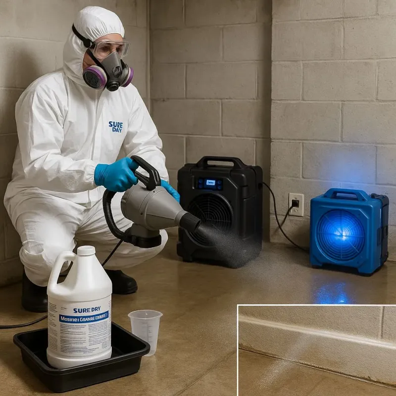 Sanitization and Odor Removal process in New Paris, IN